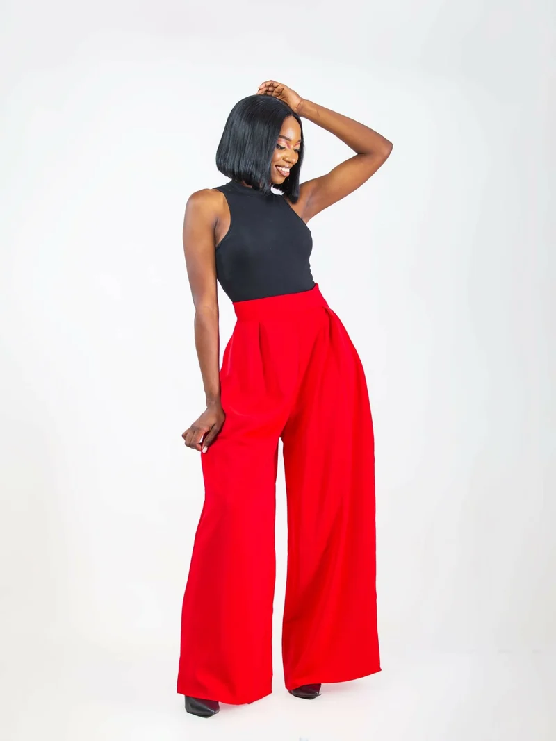 Da’Joy Fashions Ke Nova Pant - Red