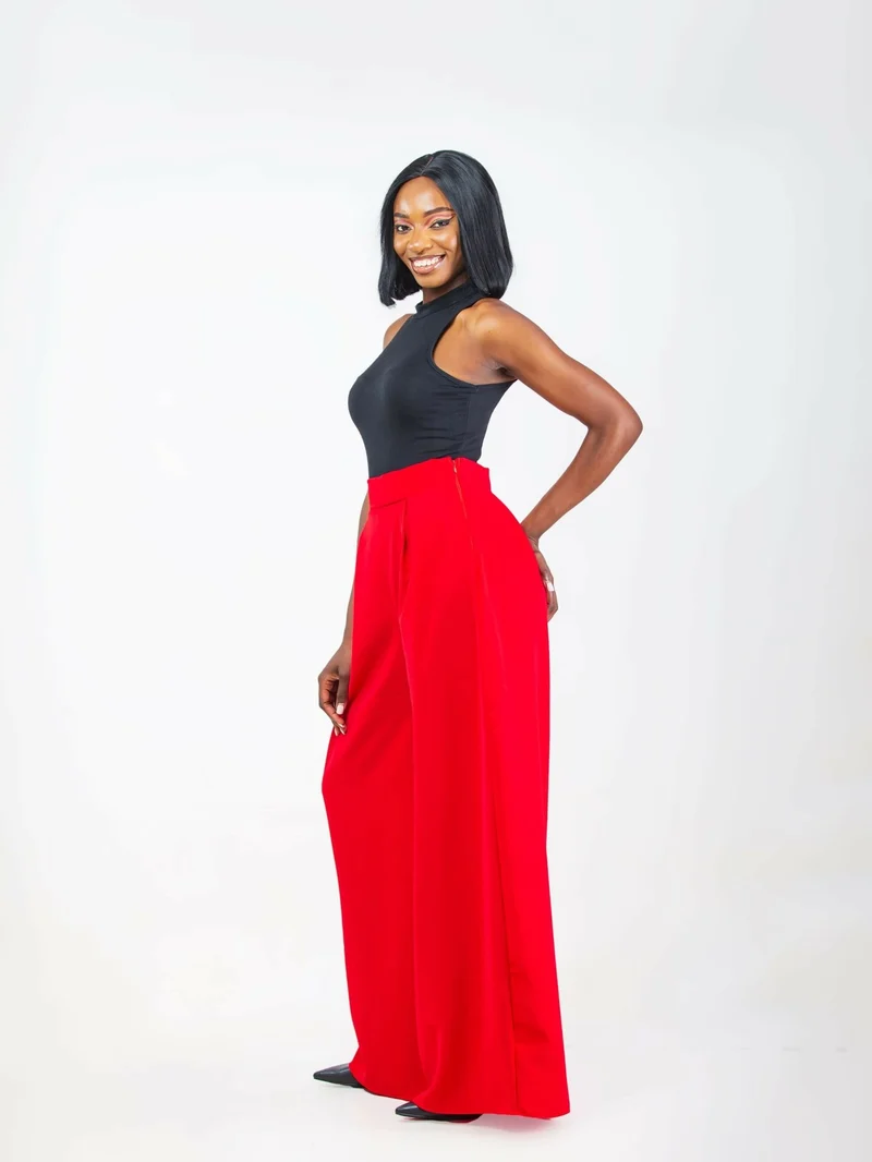 Da’Joy Fashions Ke Nova Pant - Red