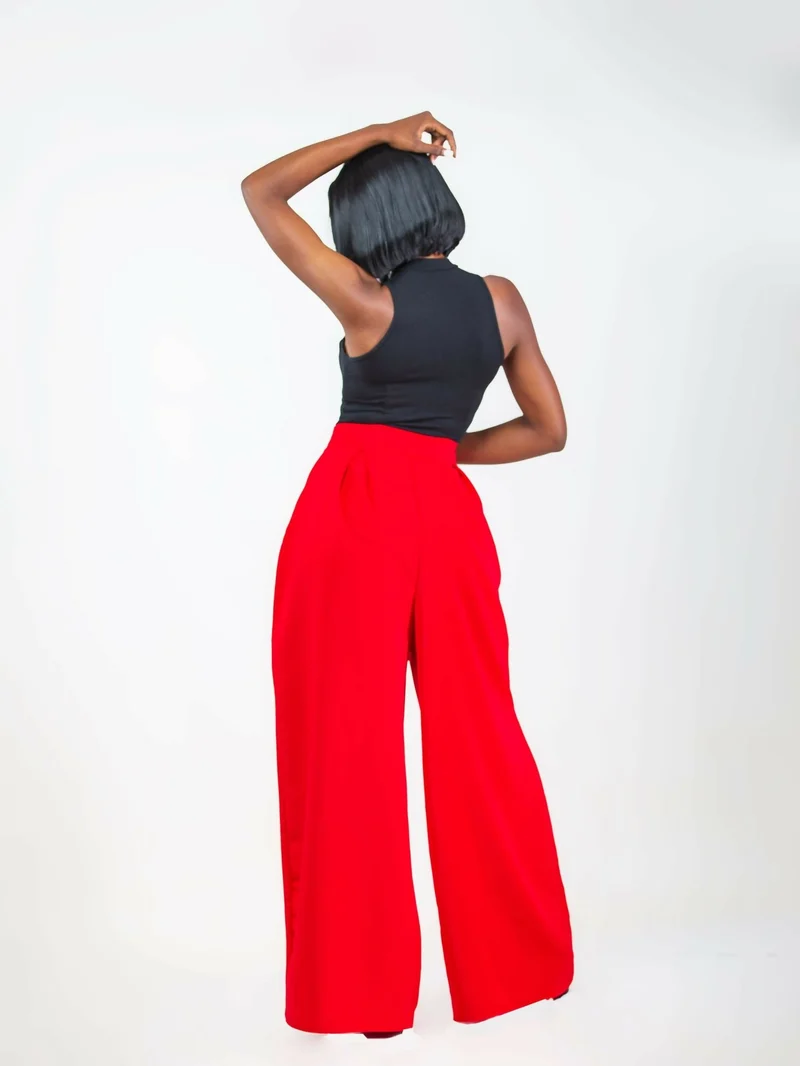 Da’Joy Fashions Ke Nova Pant - Red