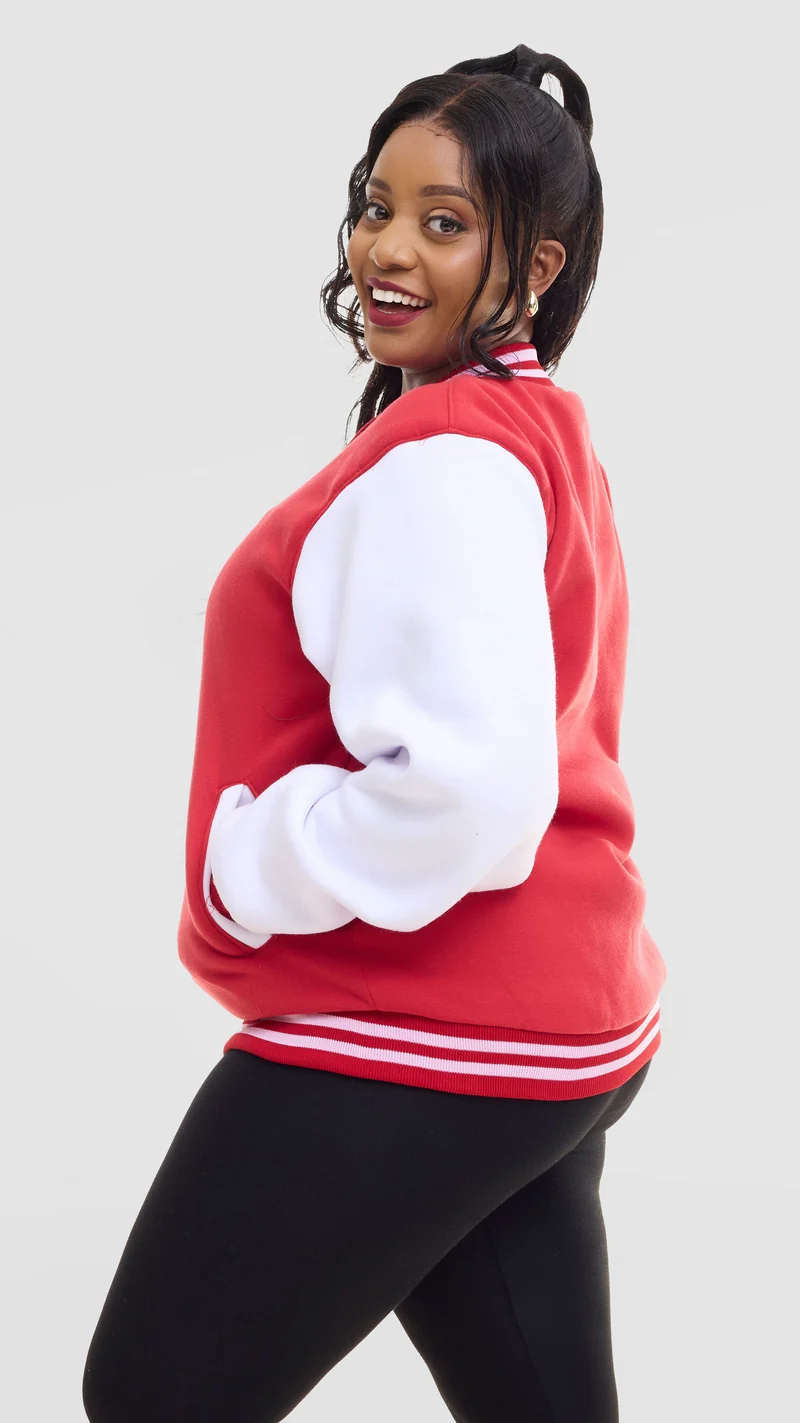 TimyT Urban Wear The Elite Jacket-Red & White