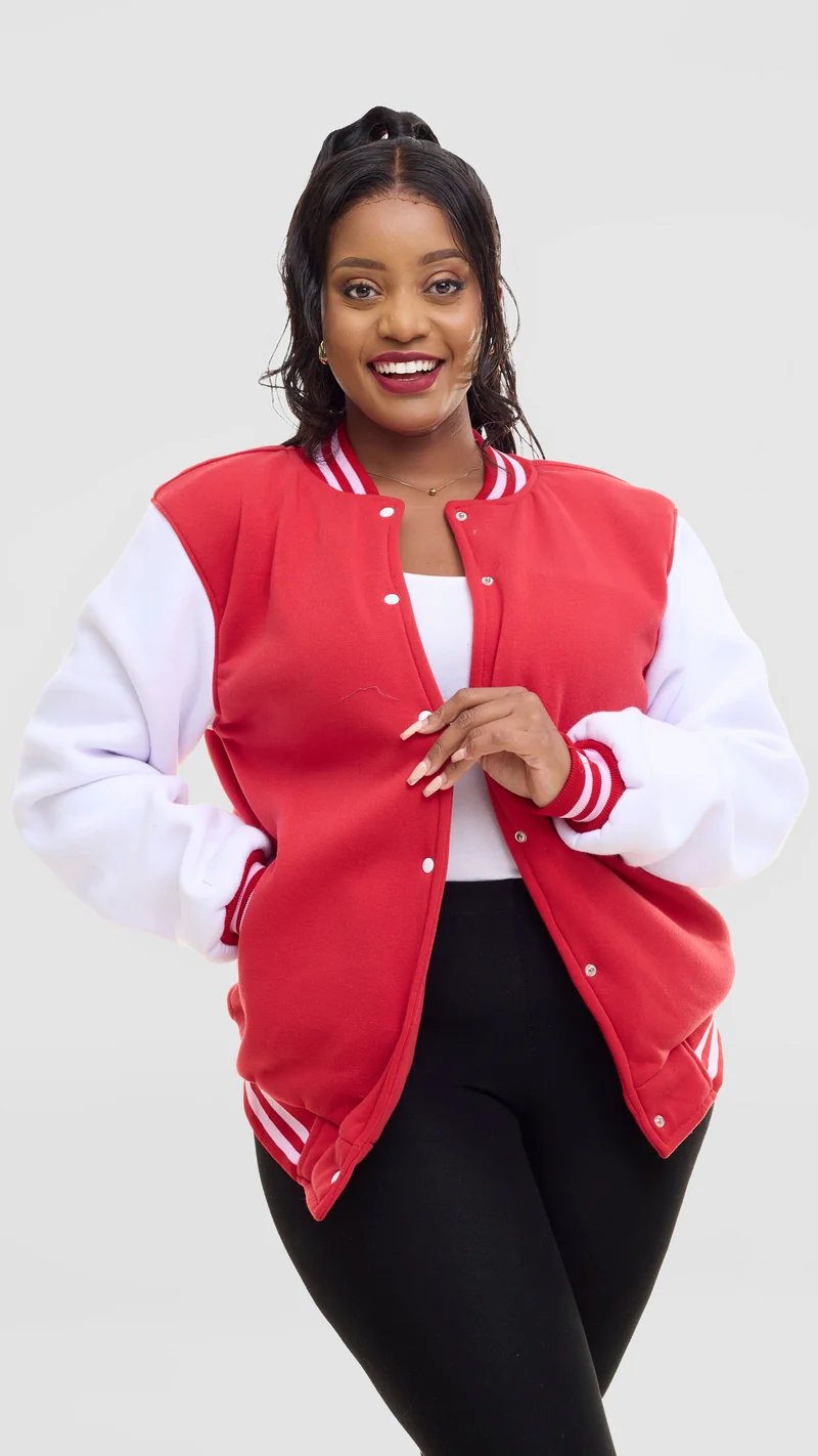 TimyT Urban Wear The Elite Jacket-Red & White