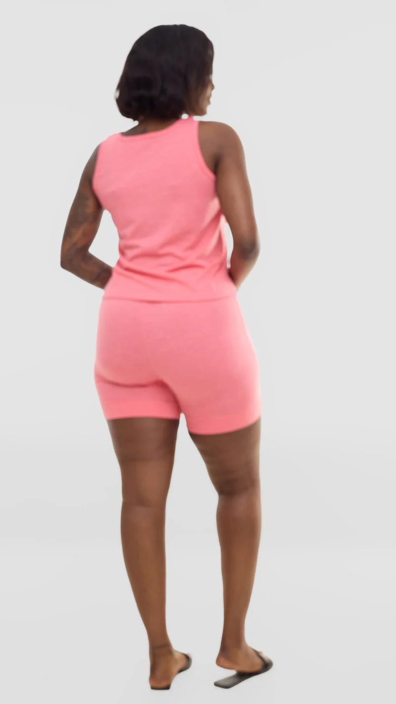 Inroses Blush Luxe Lounge Wear- Short Set - Blush Pink