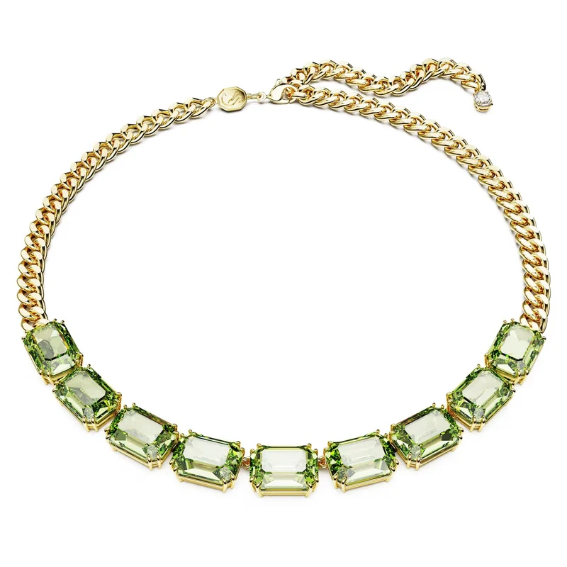 Swarovski Halskette Unisex Millenia Grün/Gold 5671255