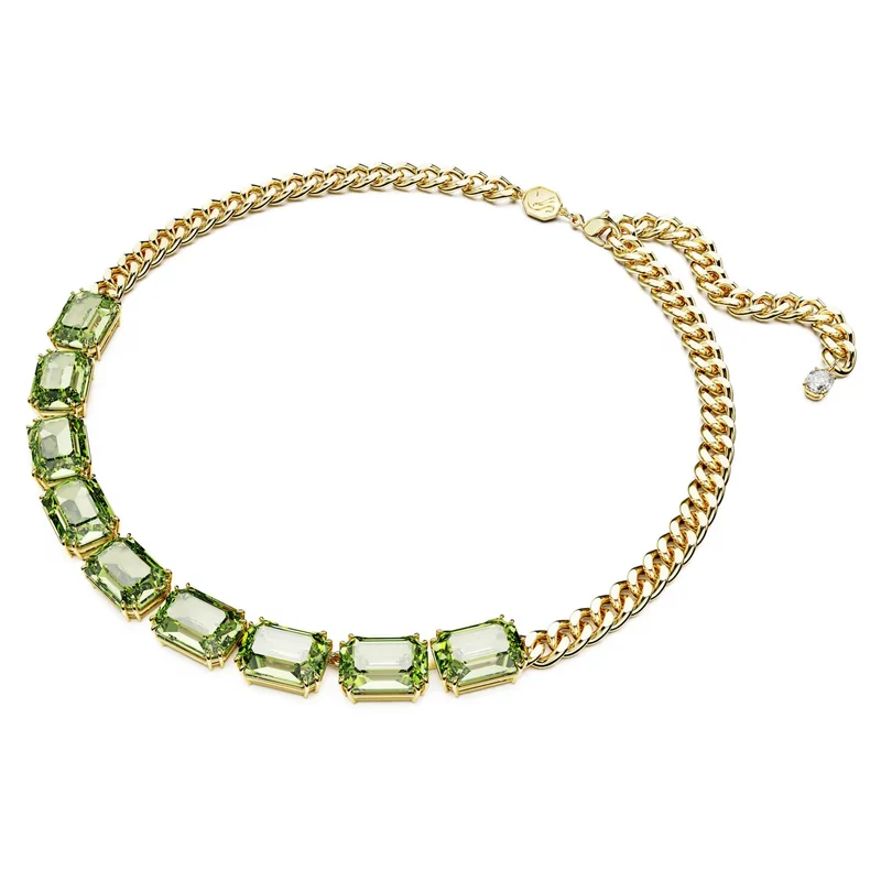 Swarovski Halskette Unisex Millenia Grün/Gold 5671255