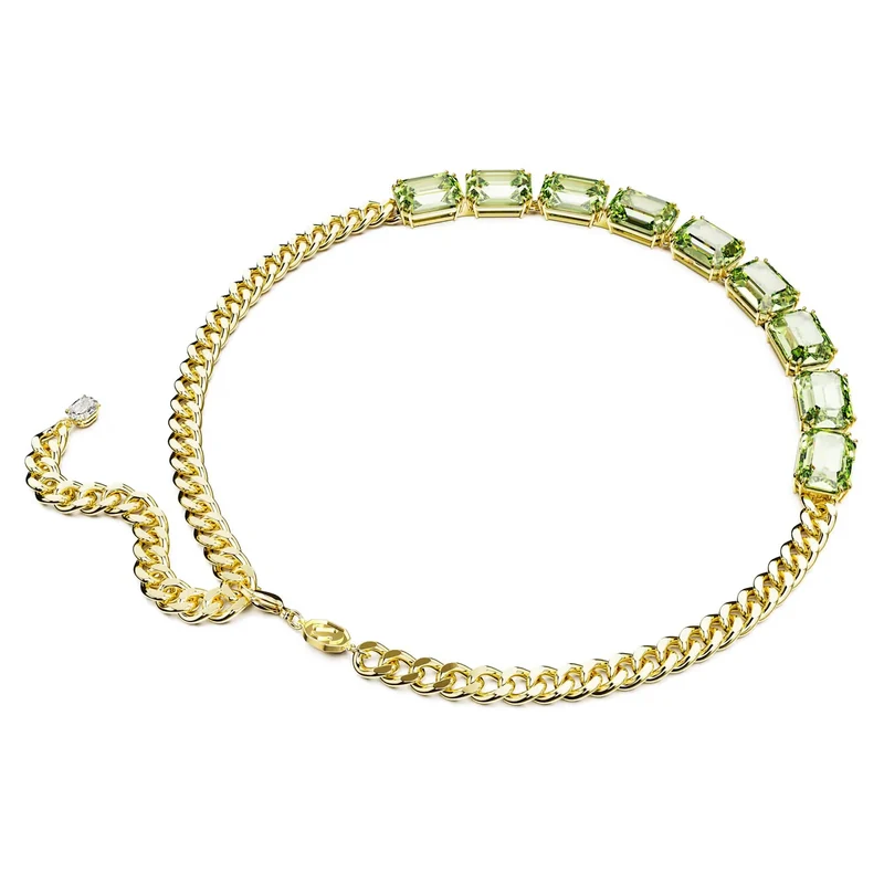 Swarovski Halskette Unisex Millenia Grün/Gold 5671255