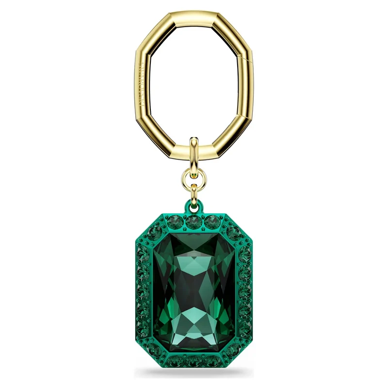 Swarovski Schlüsselanhänger Lucent Octagon Cut Grün/Gold Tone 5666643