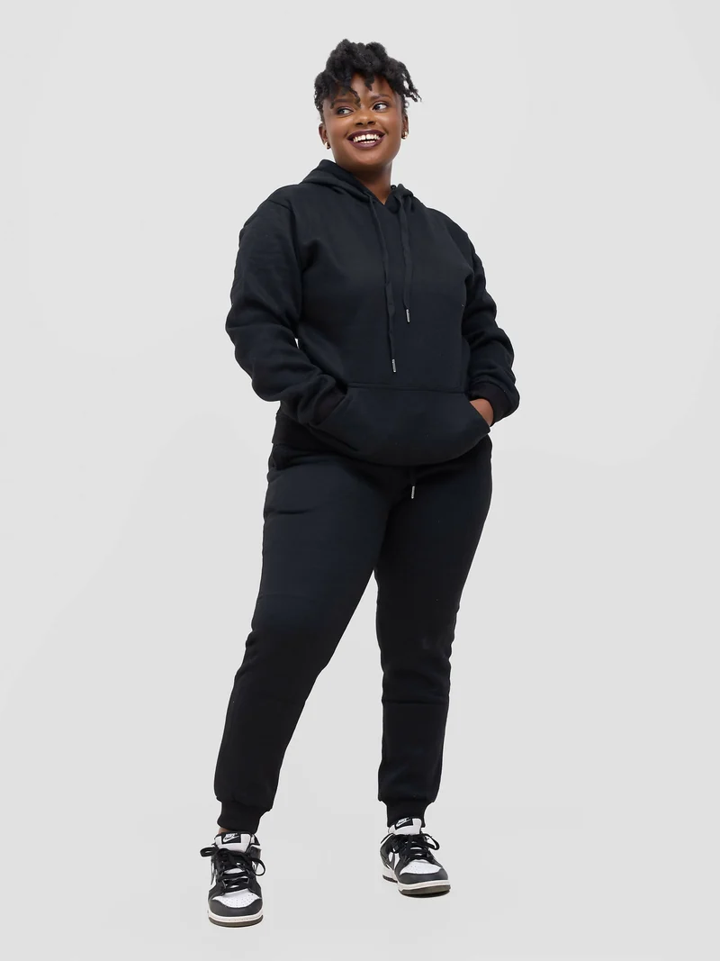 Warm Heavy Tracksuit - Black