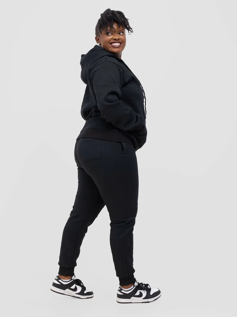 Warm Heavy Tracksuit - Black