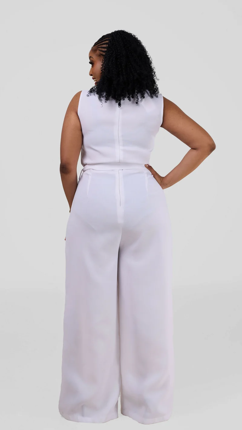 Lizola Margaret Jumpsuit - White