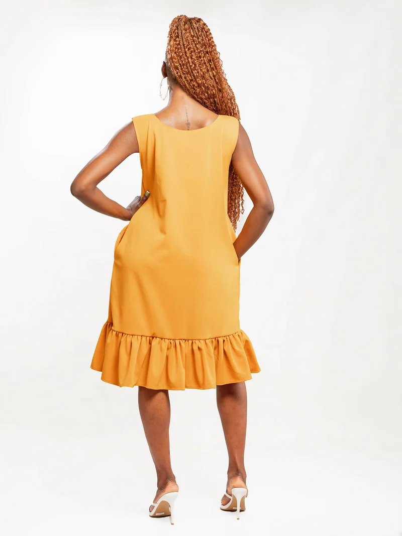 Da'Joy Fashions Lithara Dress - Mustard