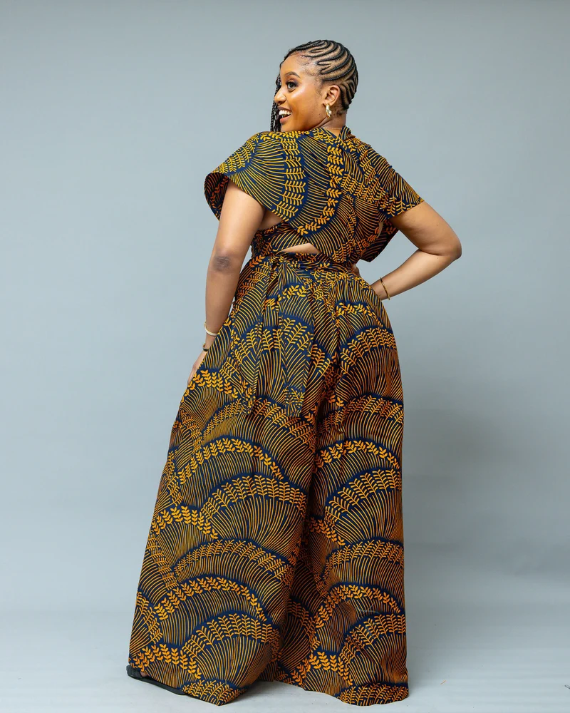 African Yuva Nyarai Infinity Jumpsuit - African Print