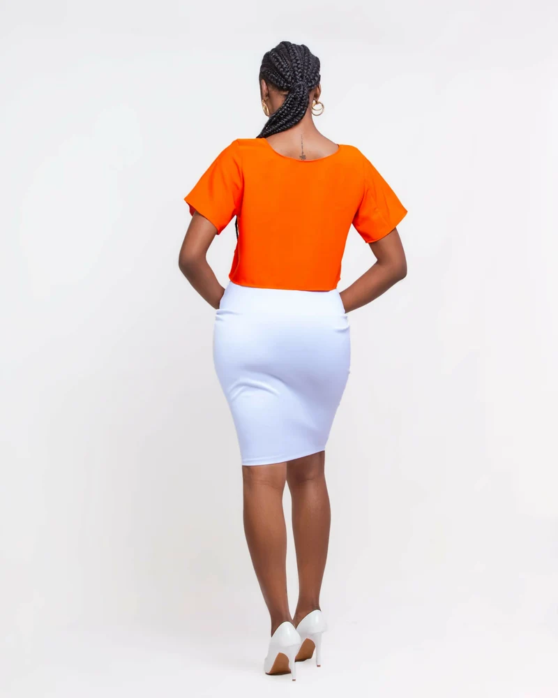 Da'Joy Fashions Orion Crop Top - Orange