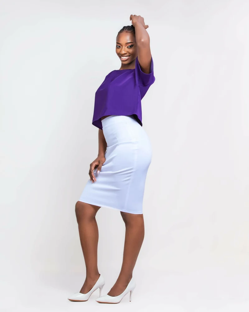 Da'Joy Fashions Orion Crop Top - Purple
