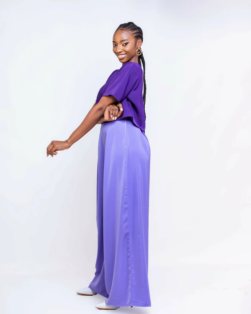 Da’Joy Fashions Elara Pant Set - Purple