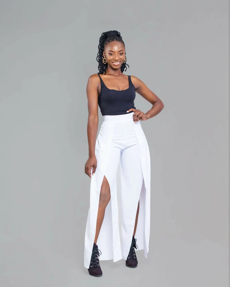 Da'Joy Fashions Drift Pants - White