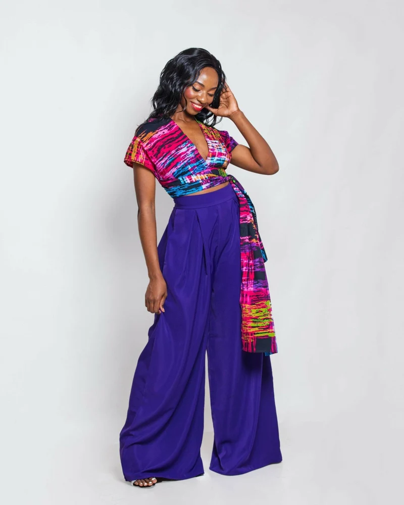 Da'Joy Fashions Raisin Pant Set - Purple