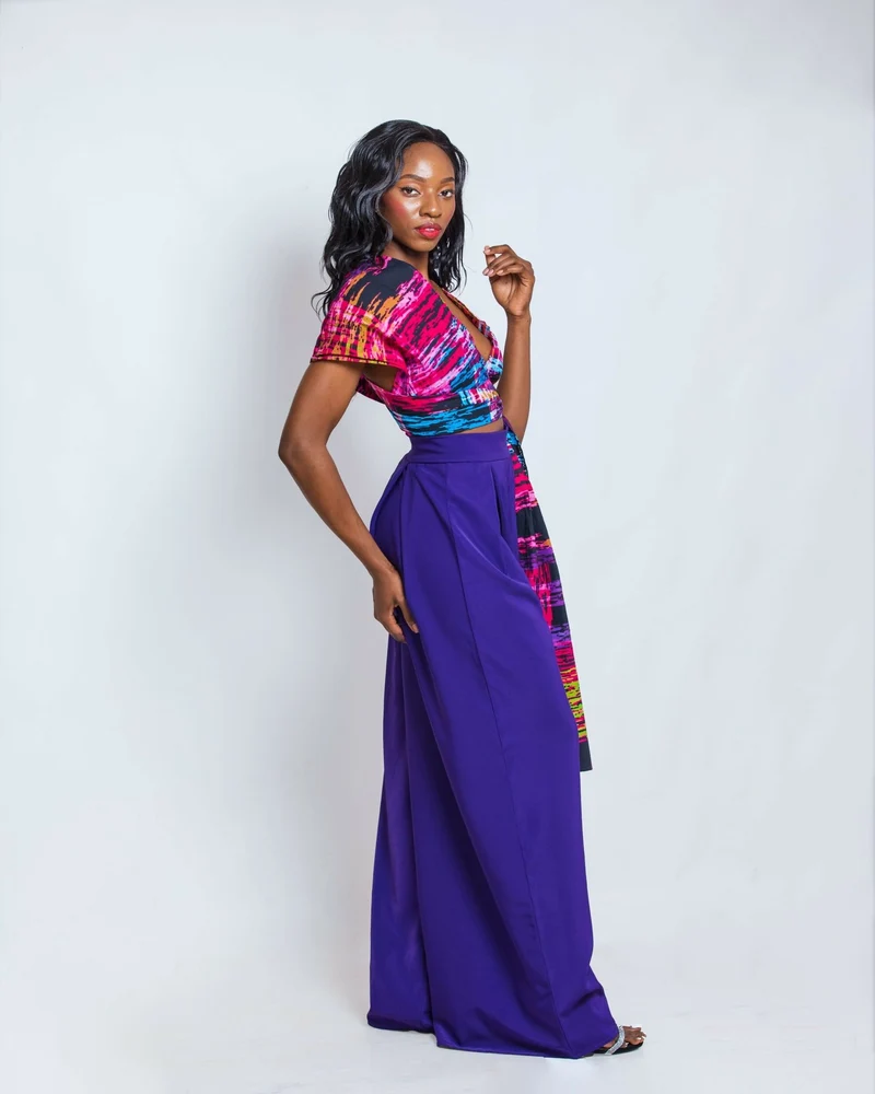 Da'Joy Fashions Raisin Pant Set - Purple