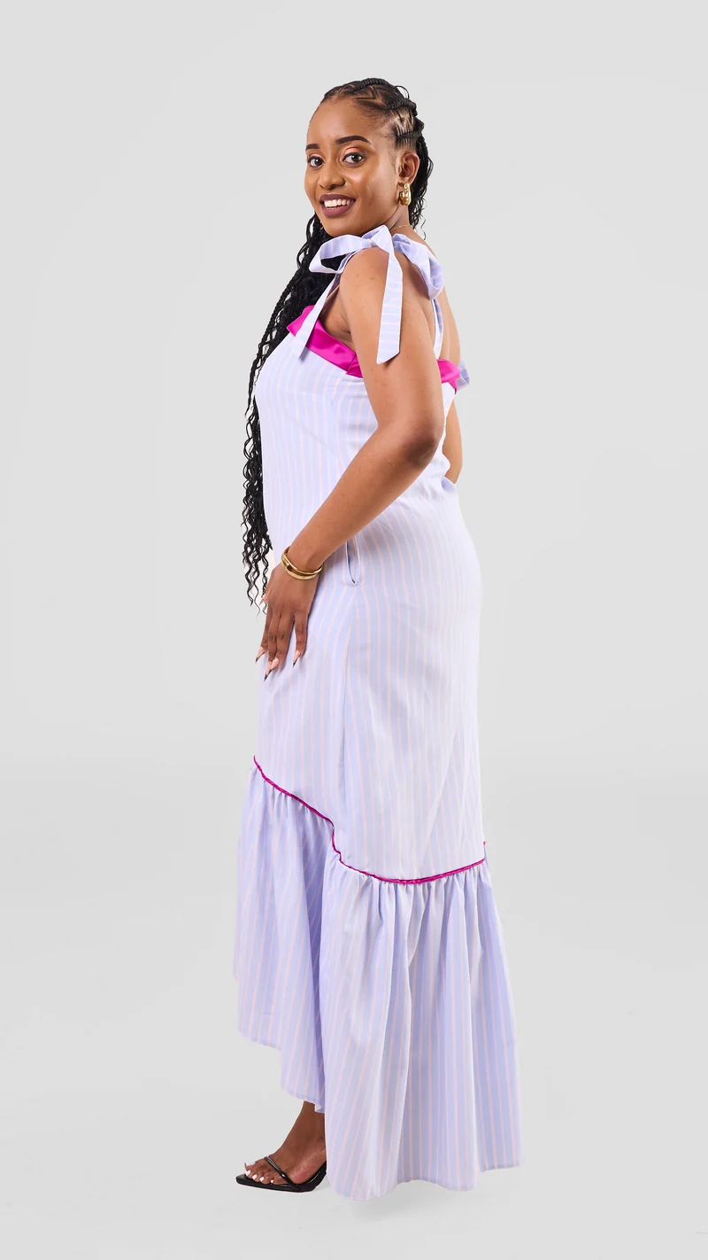 Marumara Creations Lorato Maxi Dress - Blue