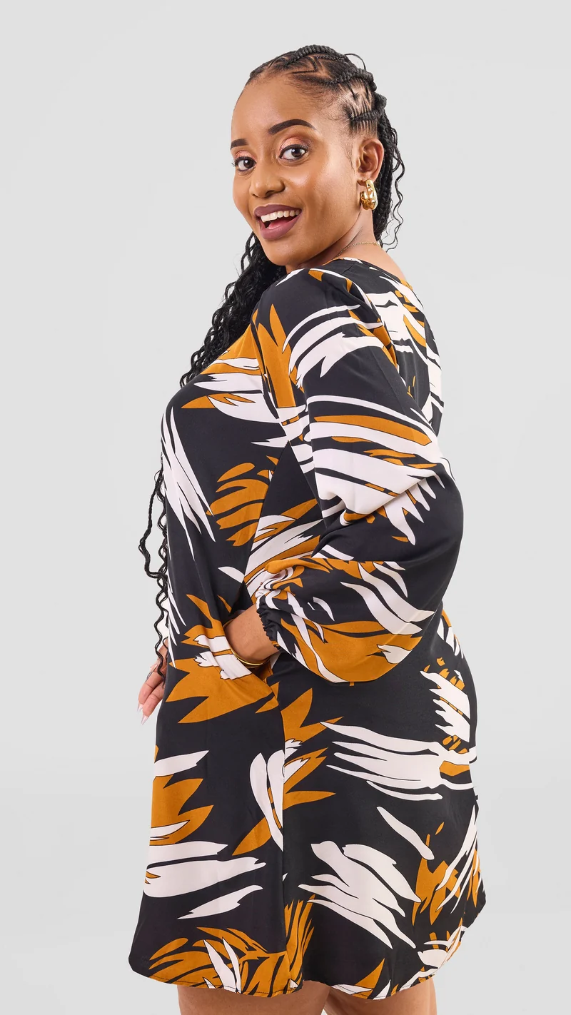 Phyls Collections Alka Tent Dress - Black