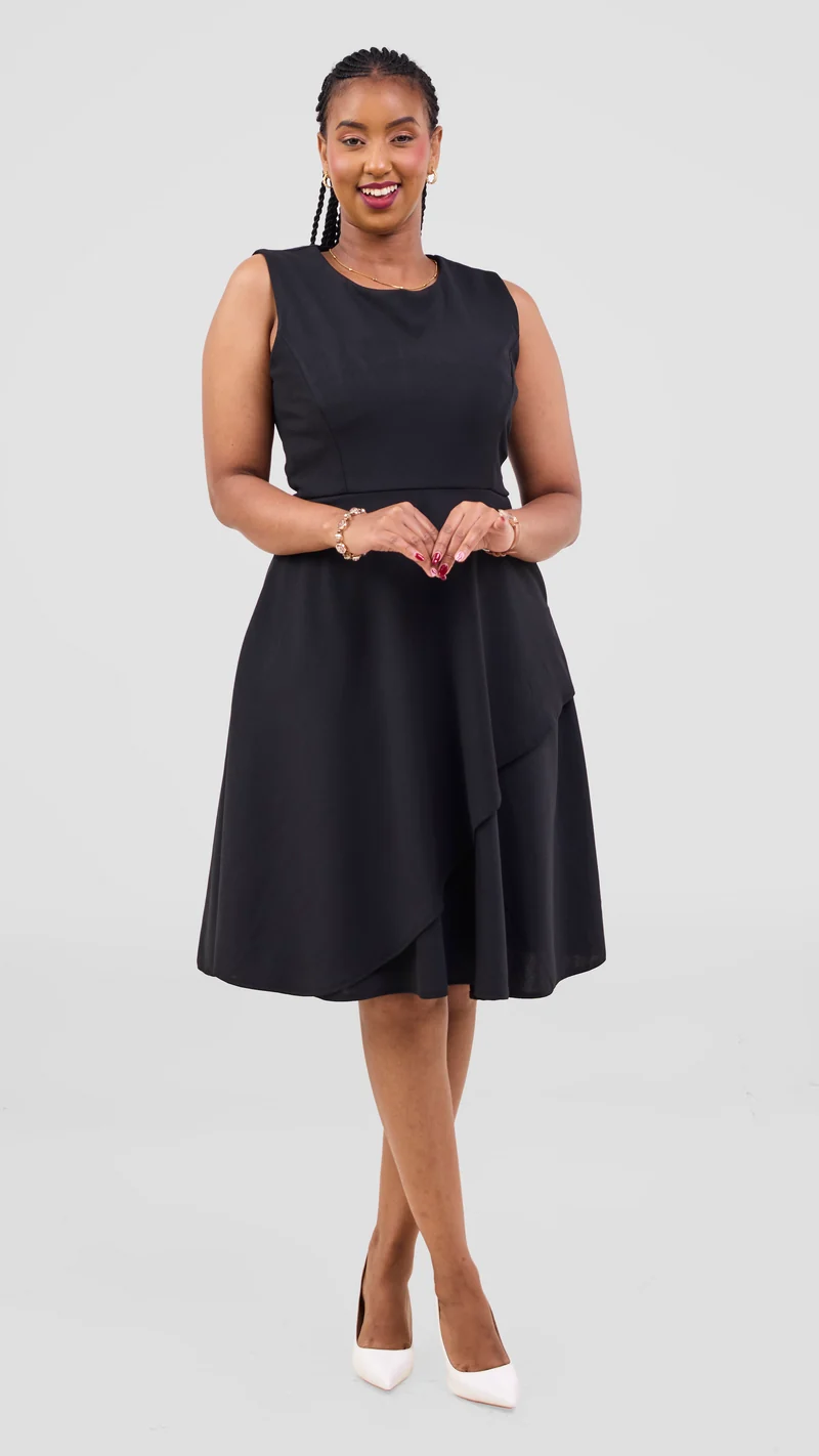 Silk House Collection Curvy Plus Size Brielle Dress - Black