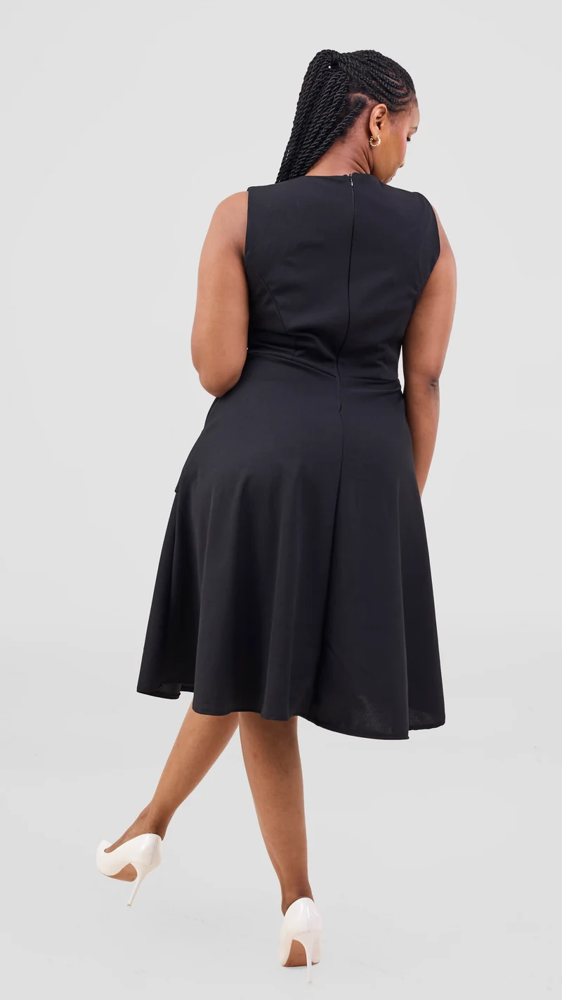 Silk House Collection Curvy Plus Size Brielle Dress - Black