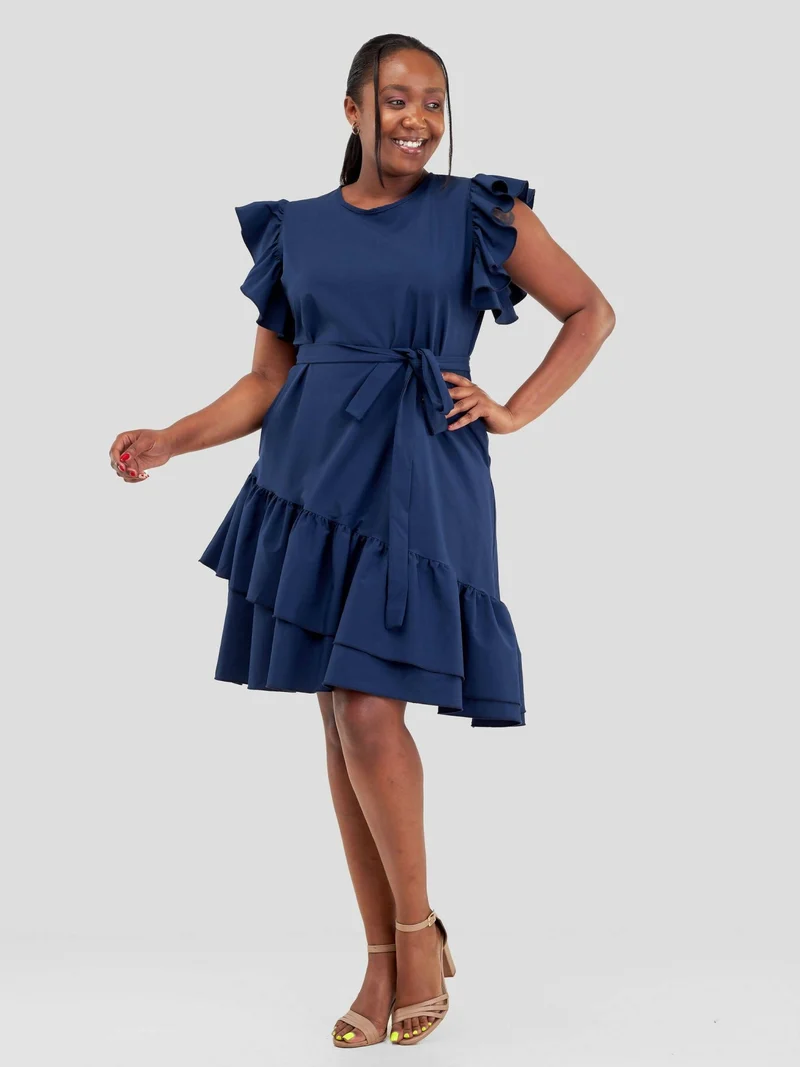 Magali Designs Lulu Dress - Navy Blue