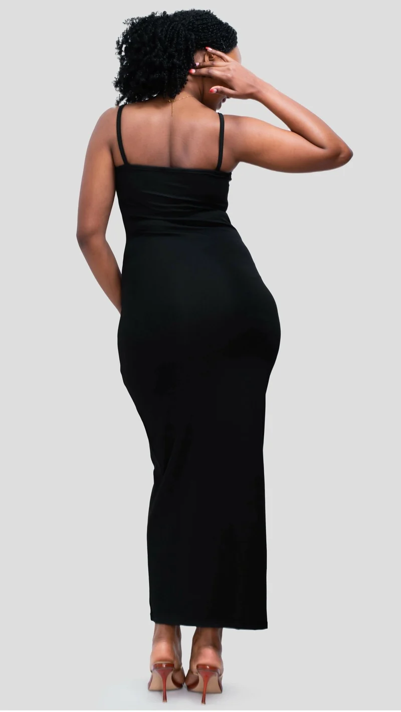 The Fashion Frenzy Luxe Bodycon - Black