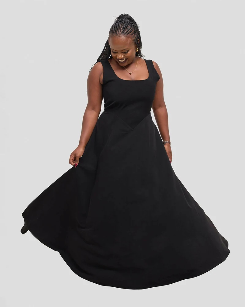 Izulu Selina Dress - Black
