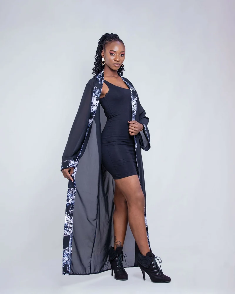 Da'Joy Fashions Rigel Kimono - Black