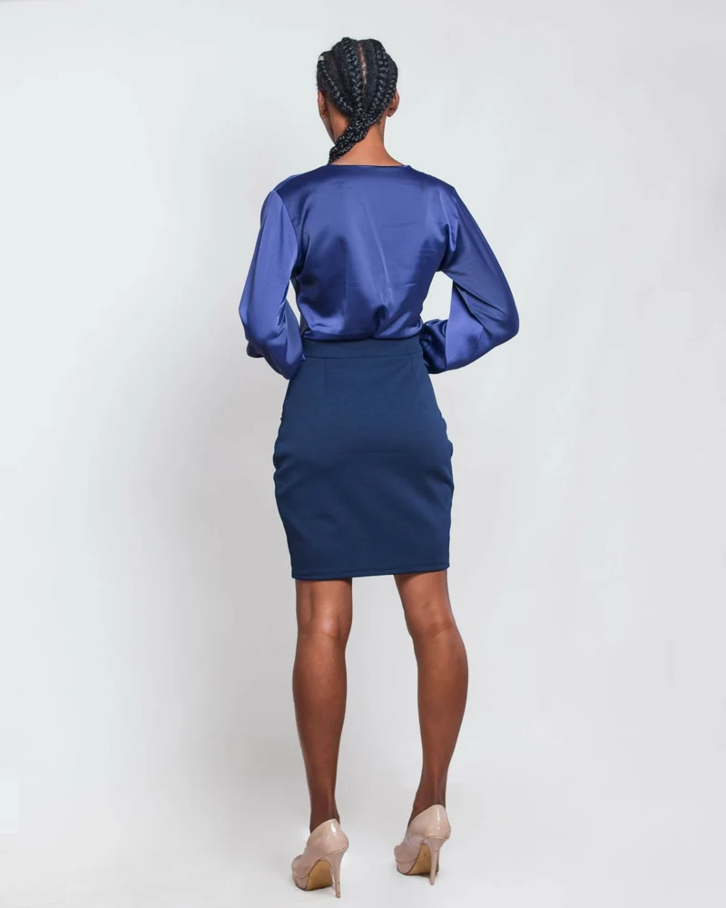 Da'Joy Fashions Melody Dress - Navy Blue