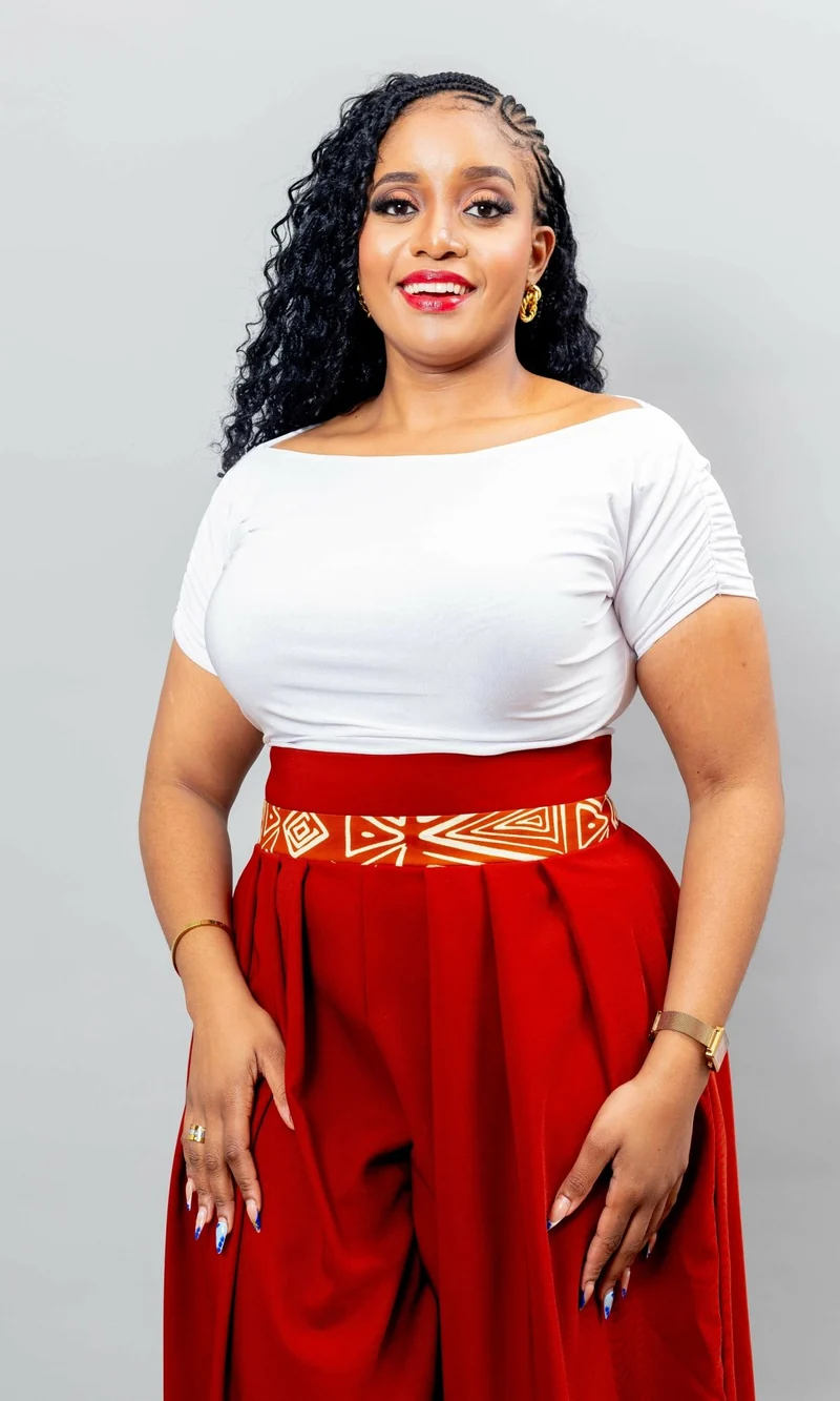 African Yuva Nuri Top - White
