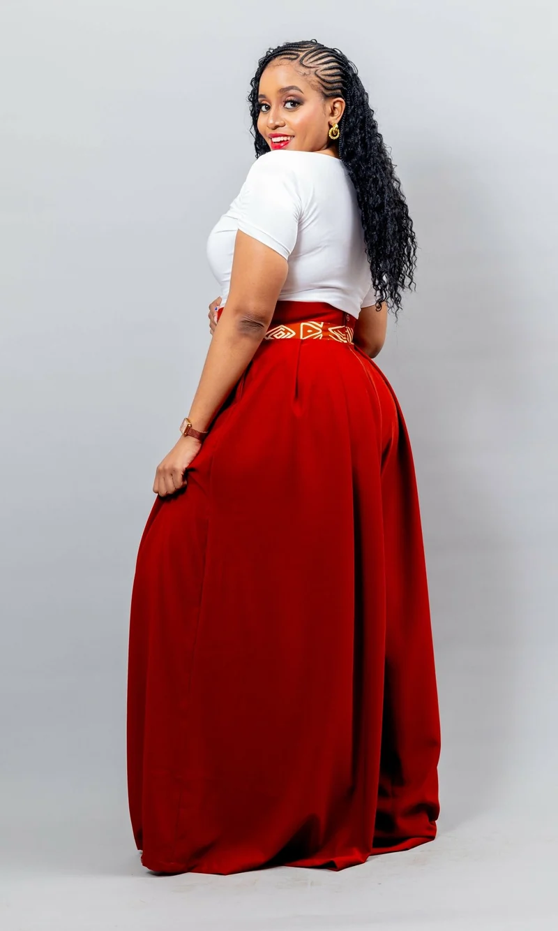 African Yuva Nuri Top - White