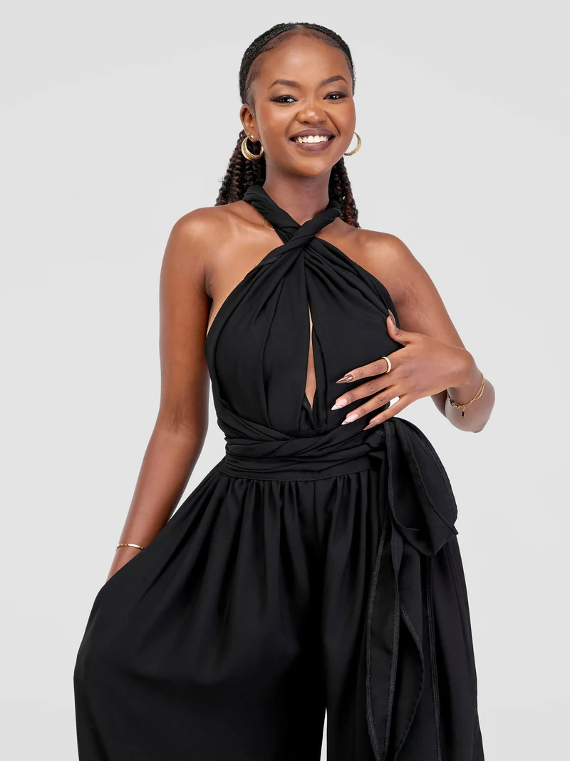 Juba Infinity Jumpsuit - Black