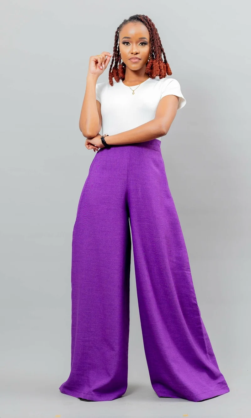 Afriwia Topazi Pant - Purple