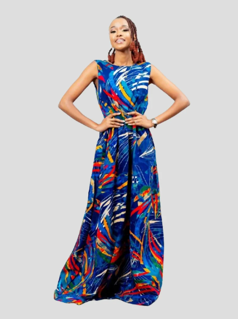 Afriwia Hazel Ankara Dress - Ankara