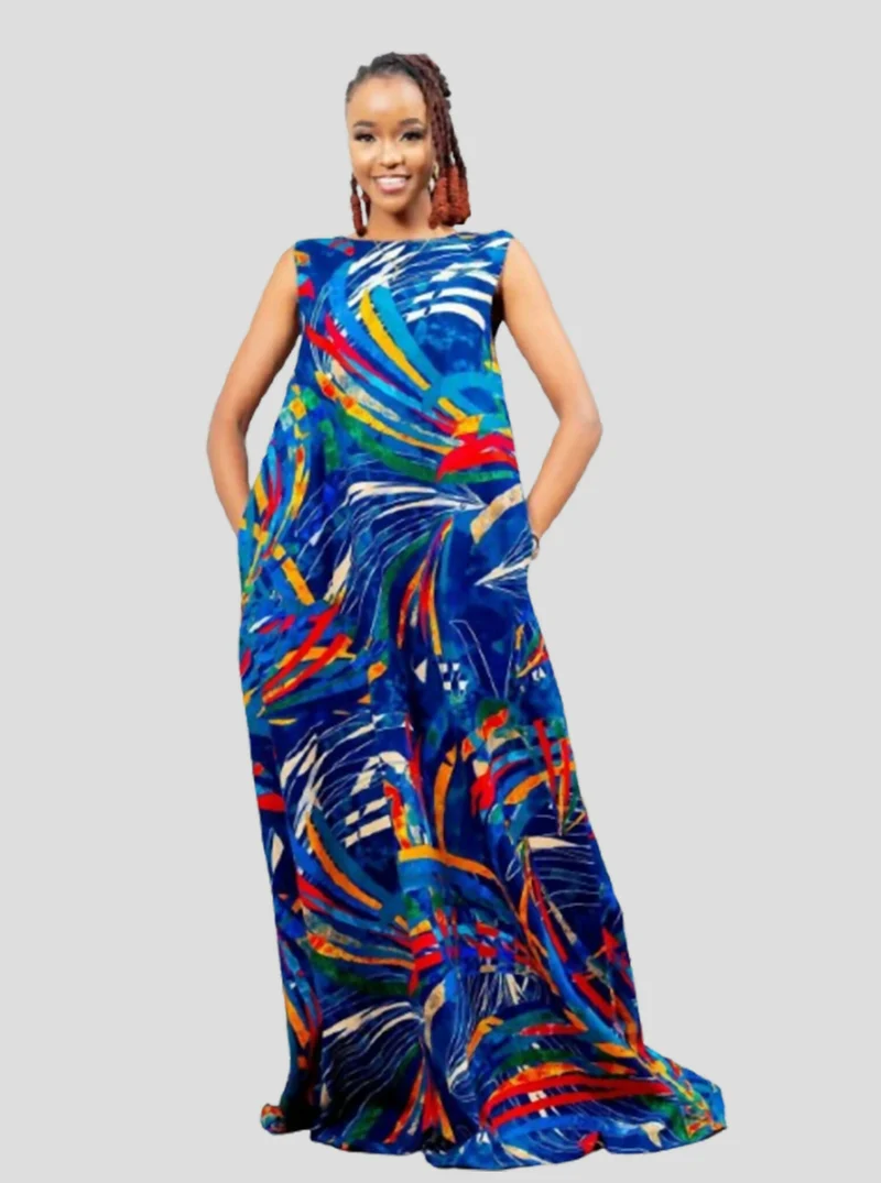 Afriwia Hazel Ankara Dress - Ankara