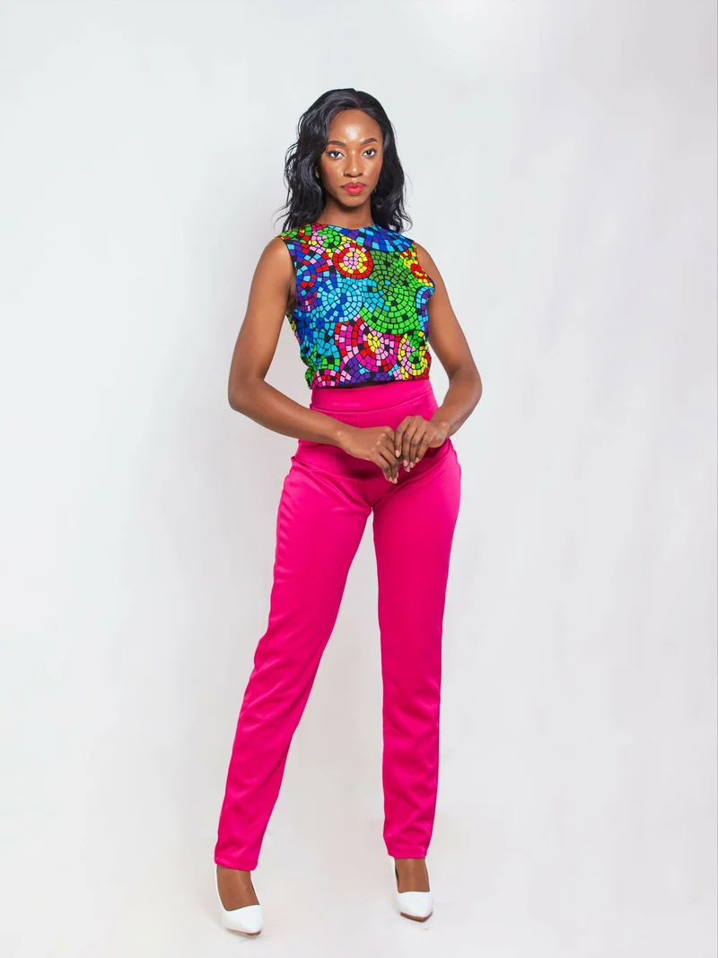 Da'Joy Fashions Thinta Pant Set - Pink