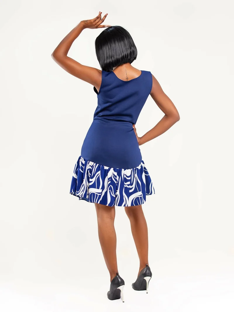 Da'Joy Fashions Shaleira Dress - Navy Blue