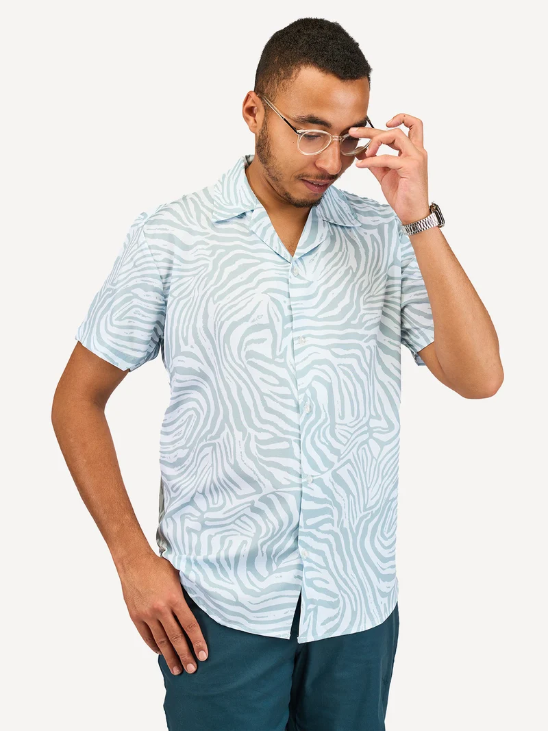 Kitu Kali Casual Shirts - White & Grey