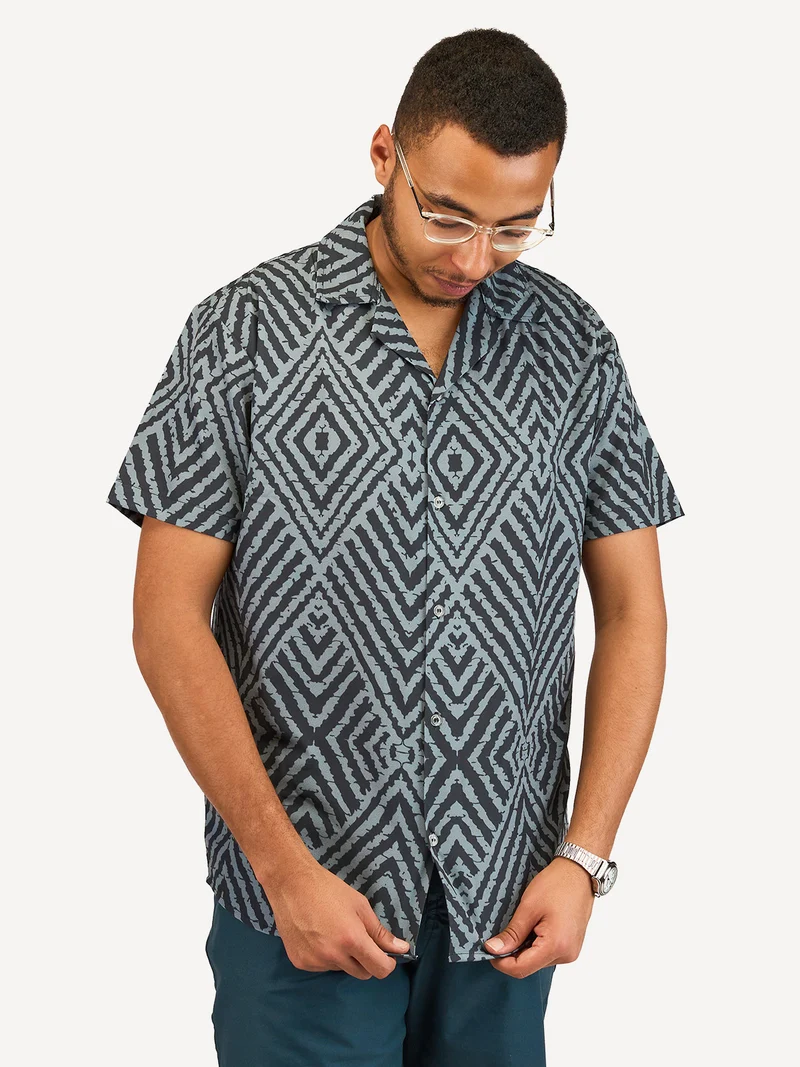 Kitu Kali Casual Shirts - Black & Grey