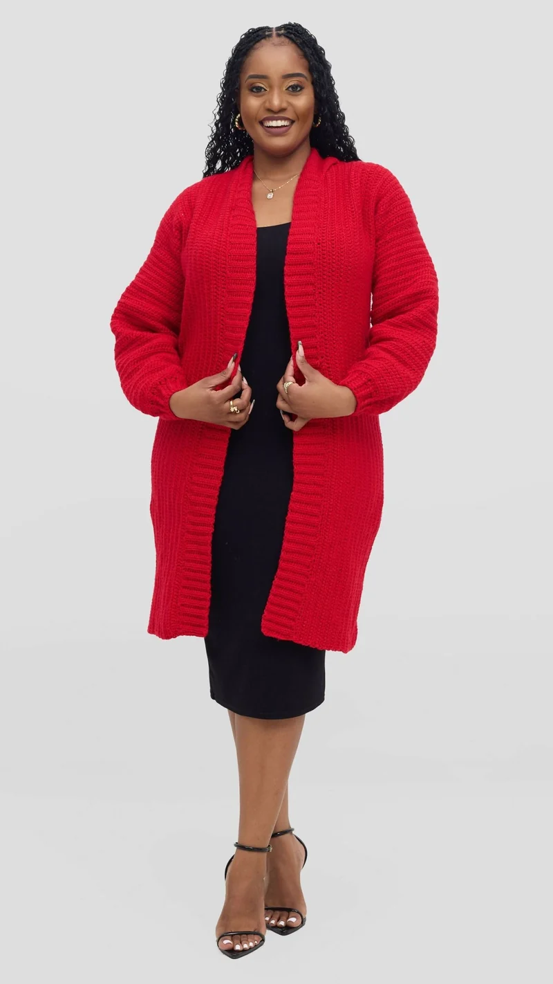 Timyt Urban Wear Classic Knitwear Sweater - Red