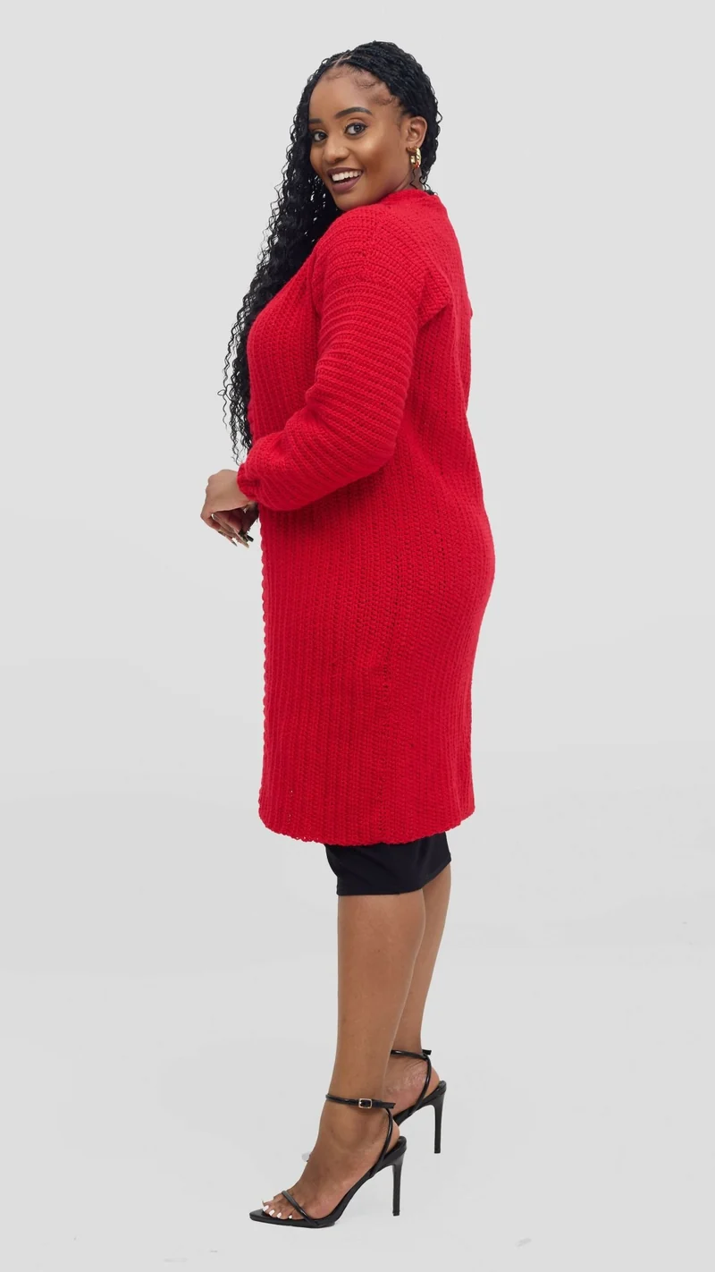 Timyt Urban Wear Classic Knitwear Sweater - Red