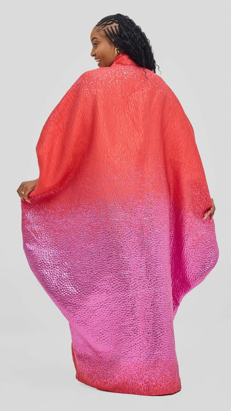Hats and More Radiant Elegance Kaftan Dress - Pink