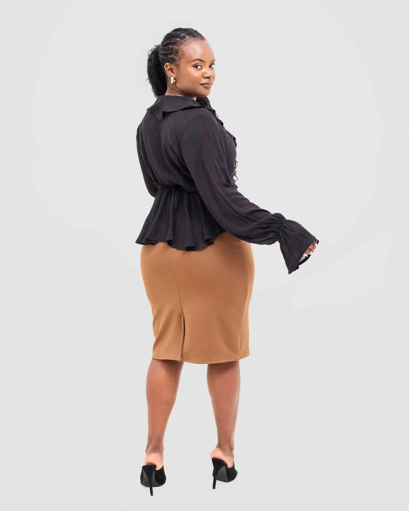 Silk House Collection Misty Top - Black