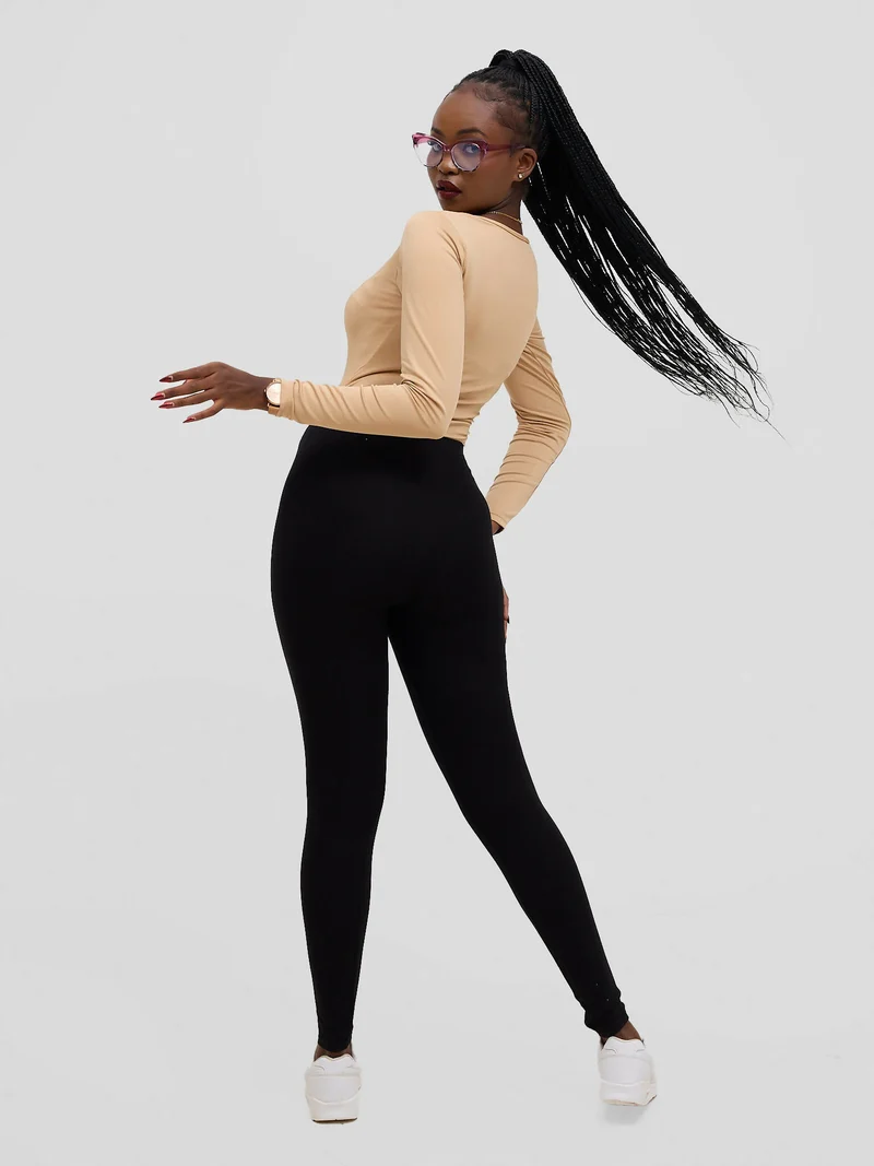 The Fashion Frenzy Bodysuit - Khaki