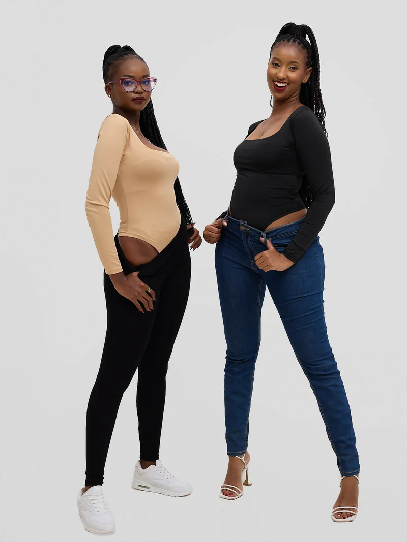 The Fashion Frenzy Bodysuit - Khaki