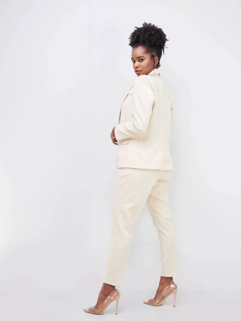 Zola Fashion House Light Suit - Cream