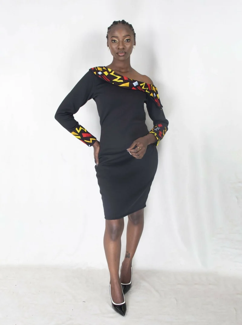 Da'joy Fashions Netal Dress - Black