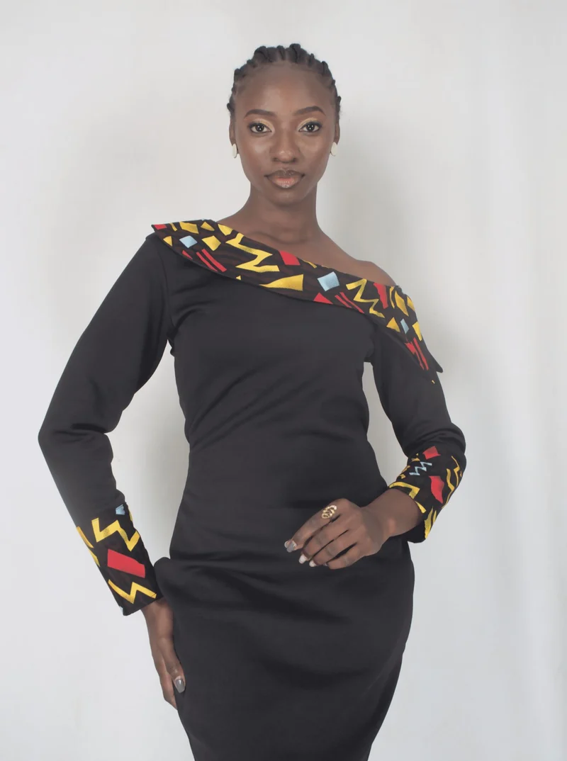 Da'joy Fashions Netal Dress - Black