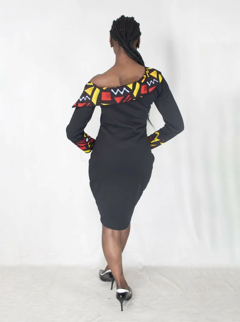 Da'joy Fashions Netal Dress - Black